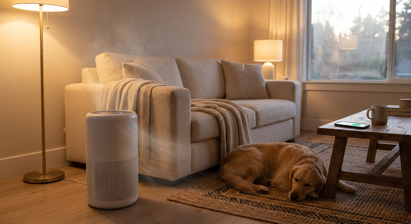 Today Only: Breathe Easier At Home With Quiet Smart Air Purifier Deals Under $150