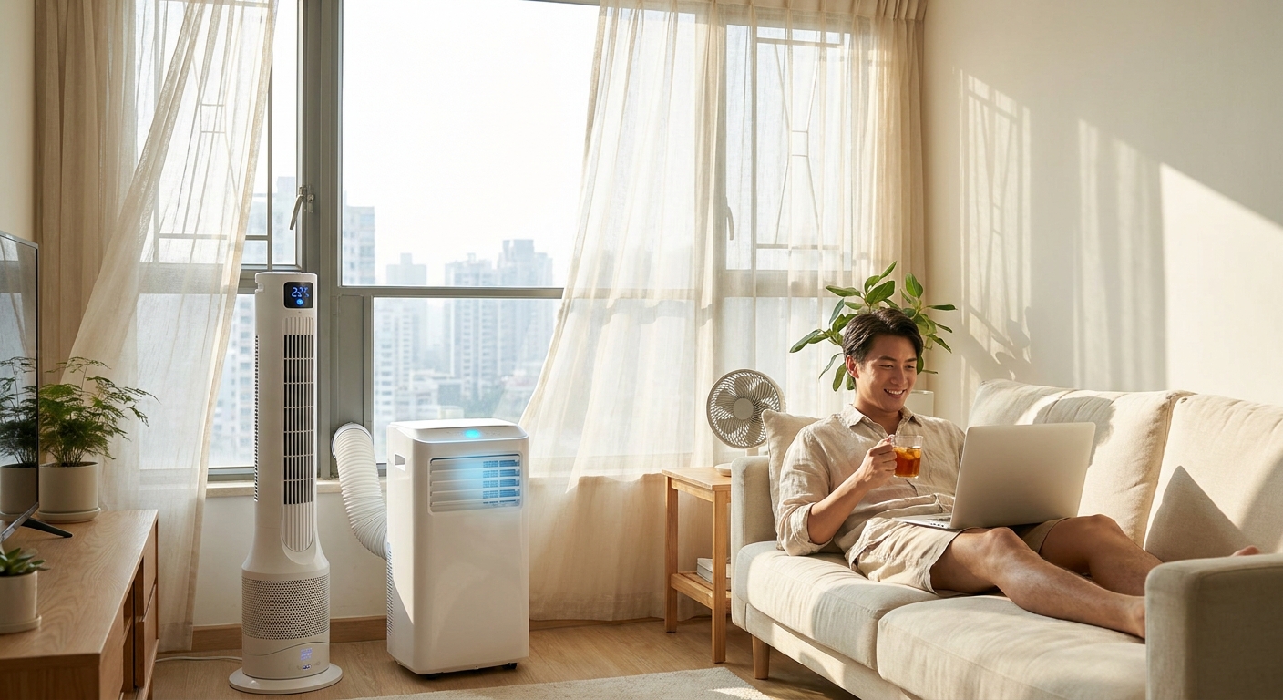 Today Only: Beat The Heat For Less With Quiet Smart Fan & Portable AC Deals Under $200