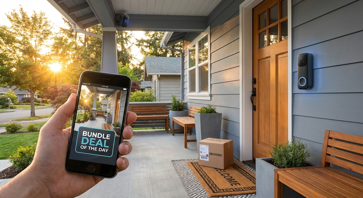 Today Only: Lock In Peace Of Mind With Smart Doorbell & Camera Bundles Under $150