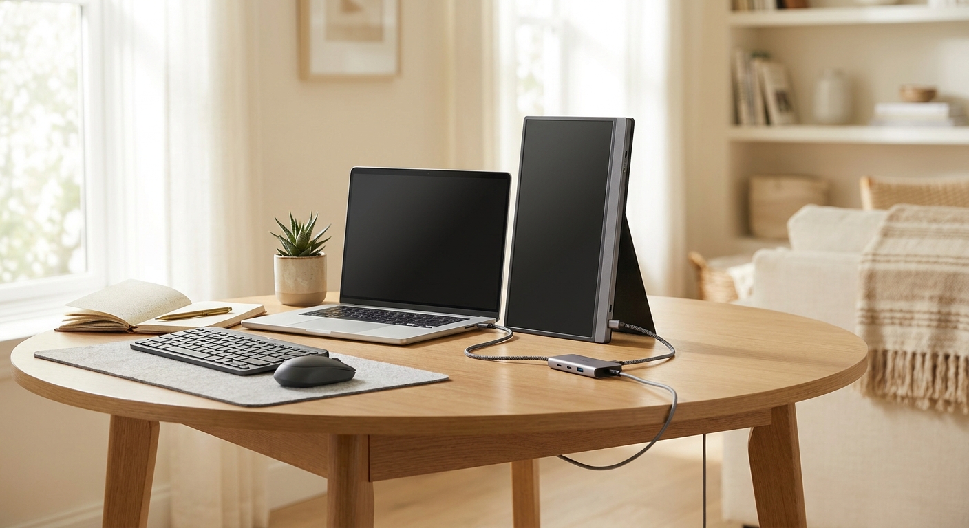 Today Only: Portable Monitor & USB-C Hub Deals That Finally Fix Your ‘My Desk Is A Tangled, Tiny Mess’ Problem