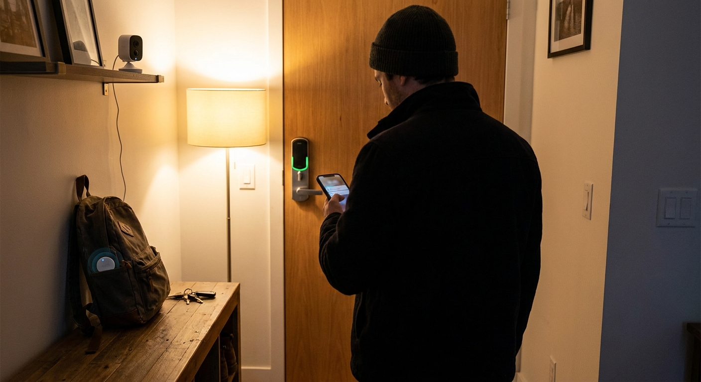 Today Only: Smart Lock, Camera & Tracker Deals That Finally Fix Your ‘Did I Lock Up And Where Did I Put My Bag?’ Problem