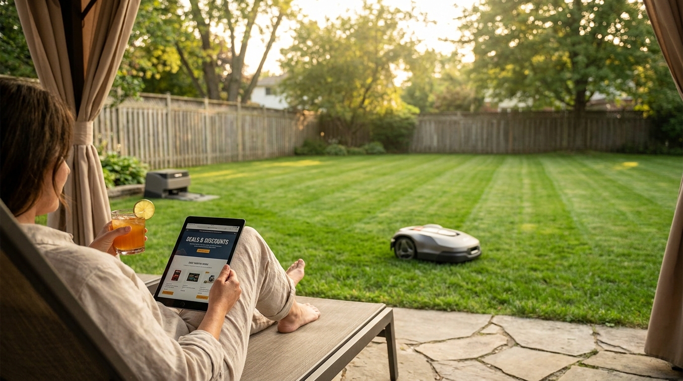 Today Only: Robot Lawn Mower Deals That Finally Fix Your ‘Why Am I Still Spending Weekends And $$$ Just To Keep Grass Alive?’ Problem