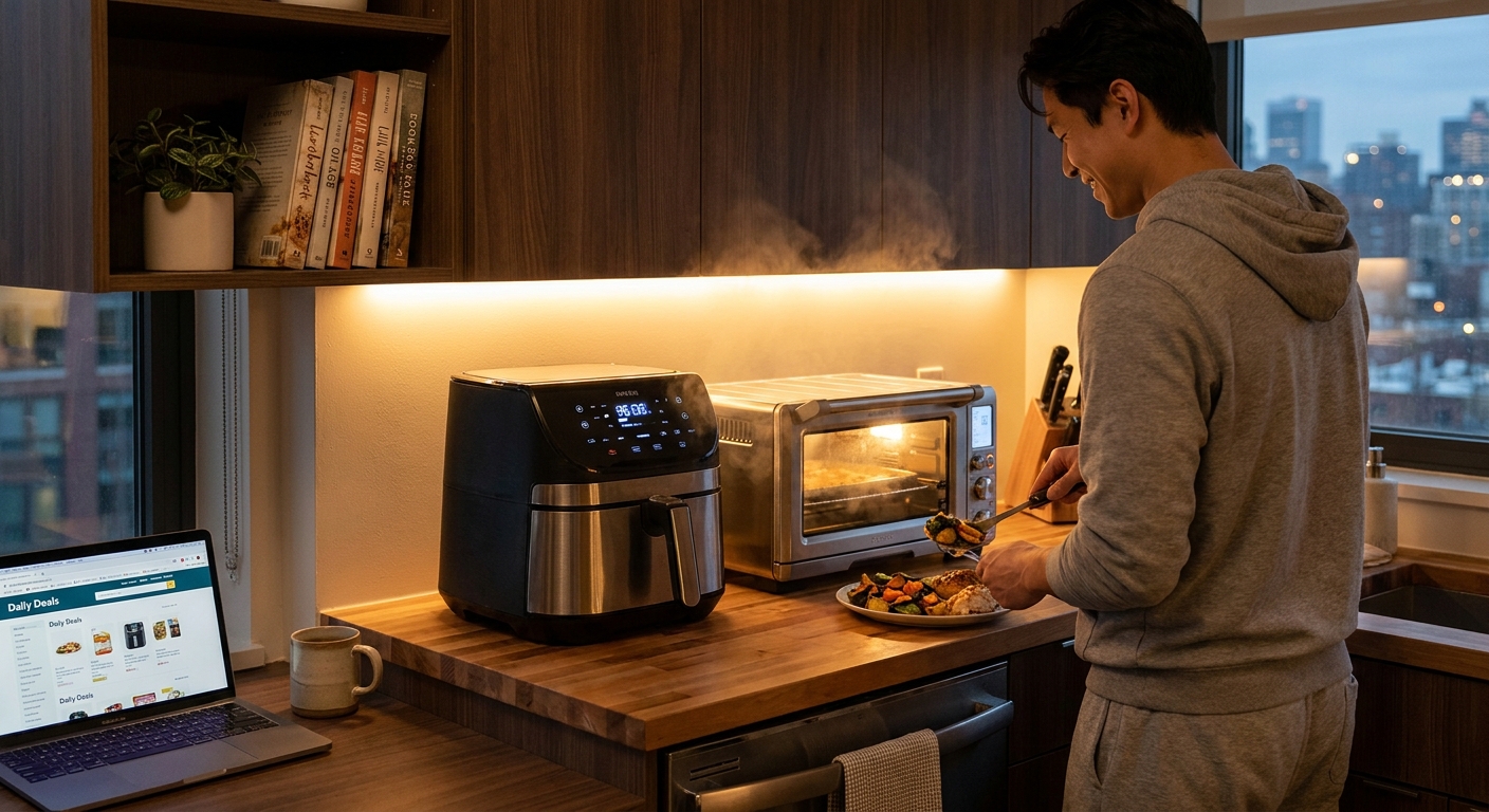 Today Only: Air Fryer & Smart Toaster Oven Deals That Finally Fix Your ‘Why Is Cooking After Work Such A Chore?’ Problem